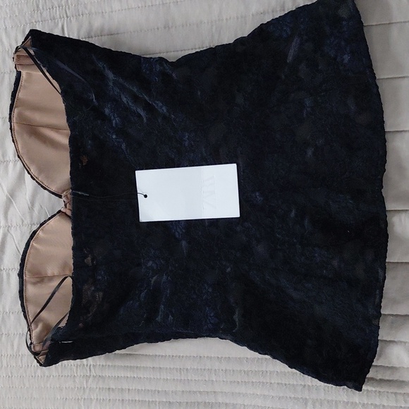 Zara Velvet Lace Black Corset Sz M - Picture 9 of 12